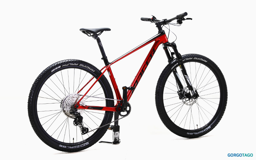 2026 예거 벤추라 8 MTB 29인치 펄 다크 레드 블랙 컬러 실루엣 이미지