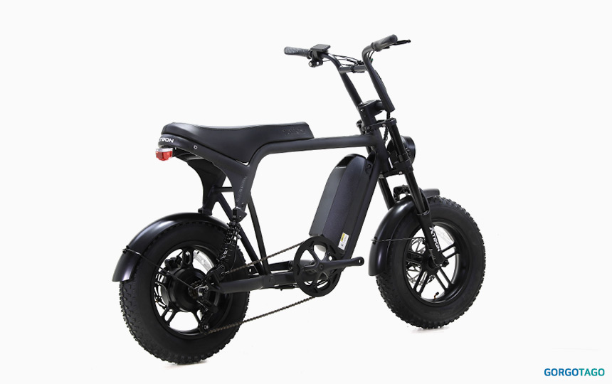 2026 퀄리 엑스트론 미니 전기자전거 블랙 컬러 디테일 이미지