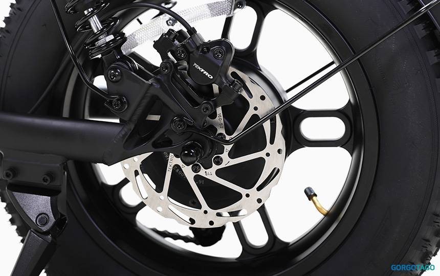 2026 퀄리 엑스트론 미니 전기자전거 브레이크 로터 시스템 디테일