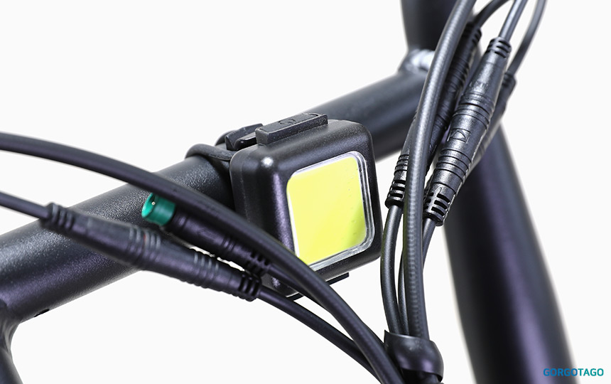 2026 퀄리 엑스트론 미니 전기자전거 LED 전조등 디테일