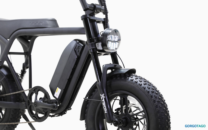 2026 퀄리 엑스트론 미니 전기자전거 리어 트윈샥 서스펜션 구조 디테일