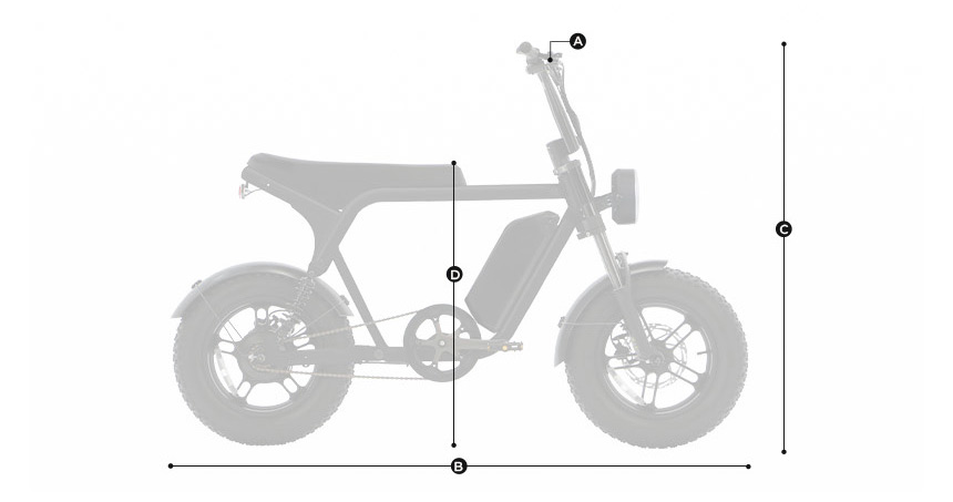 2026 퀄리 엑스트론 미니 전기자전거 상품사이즈 가이드 이미지