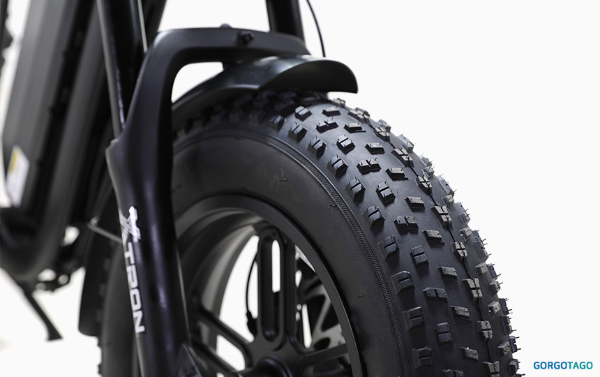 2026 퀄리 엑스트론 미니 전기자전거 마그네슘 합금휠 디테일