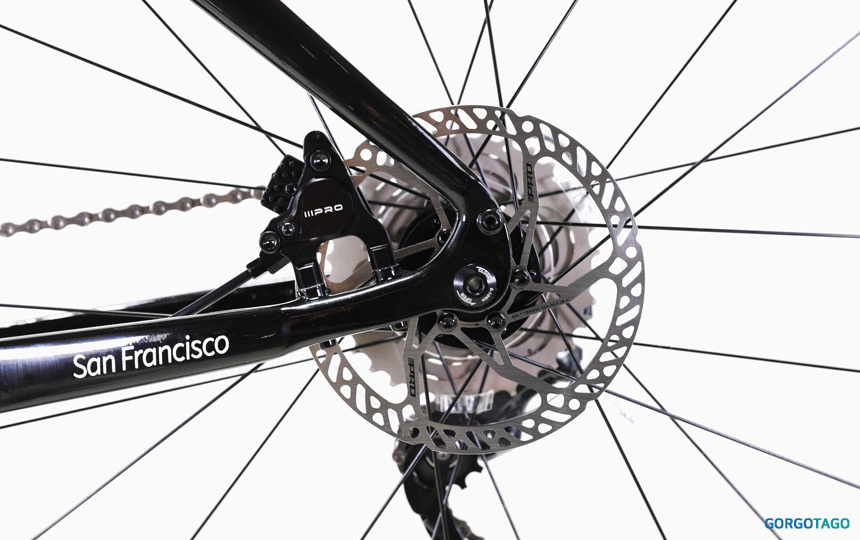 사바 샌프란시스코 SE 105 로드바이크 디스크 제동 시스템 디테일 2