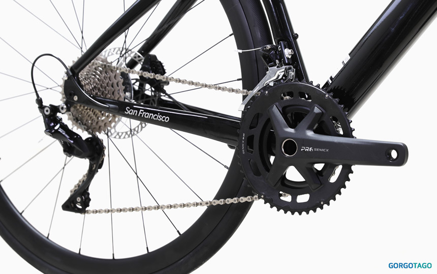 사바 샌프란시스코 SE 105 로드바이크 시마노 105 구동계 디테일 1