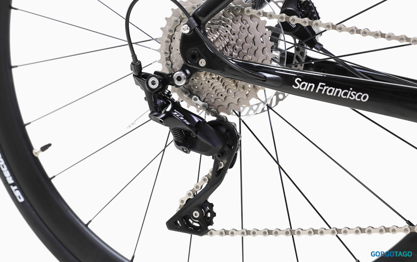 사바 샌프란시스코 SE 105 로드바이크 Senicx PR6 크랭크셋 디테일 4