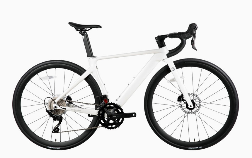 사바 샌프란시스코 SE 105 로드바이크 화이트 컬러 전체 이미지 1