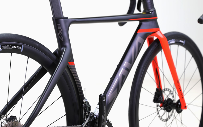 사바 샌프란시스코 EX-7 20S 티아그라 스무스웰딩 프레임 디테일 2