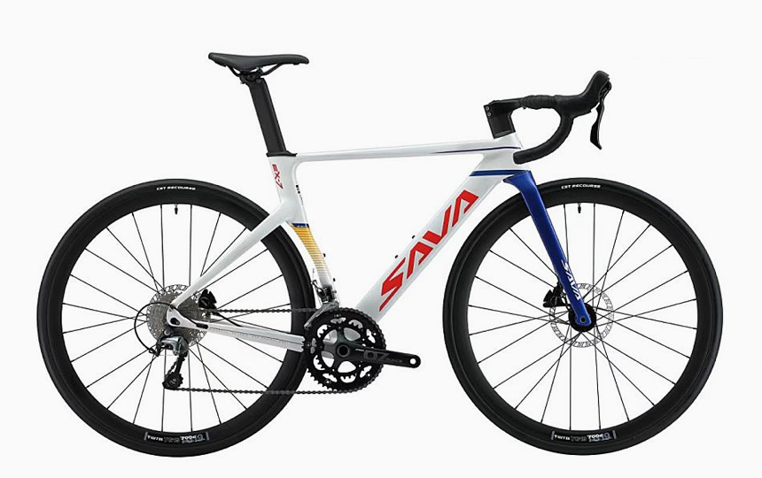 사바 샌프란시스코 EX-7 20S 티아그라 화이트 컬러 전체 이미지 1