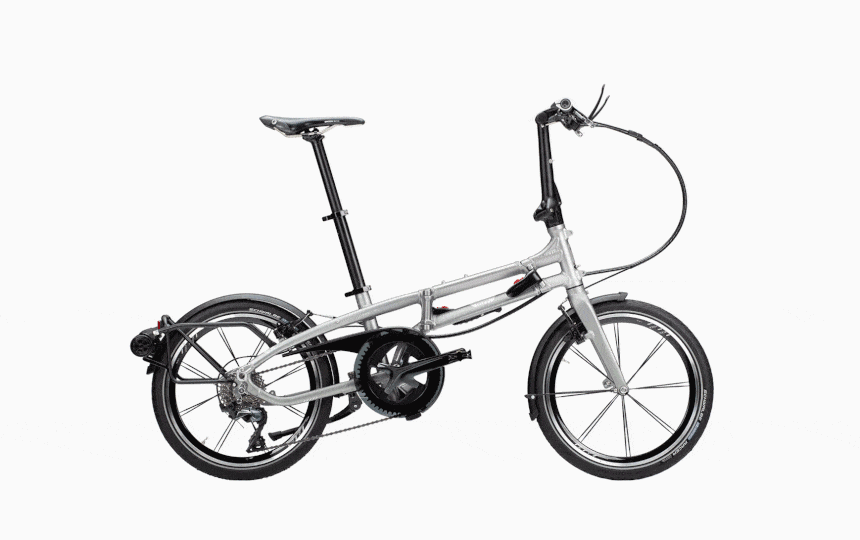 턴 BYB P10 폴딩 시스템이 순서대로 전개되는 애니메이션 이미지