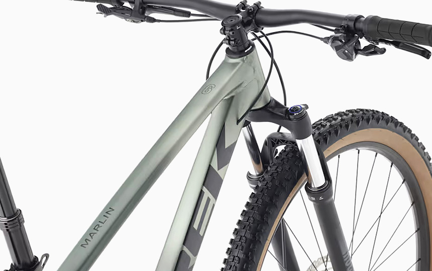 2027 트렉 마린 6 3세대 MTB 알파 실버 알루미늄 프레임 디테일